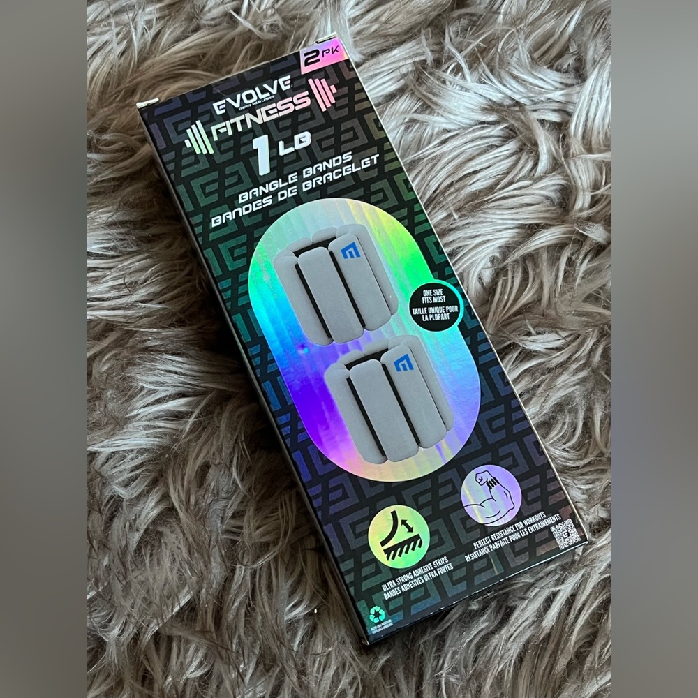 Evolve Create Your Legacy Fitness Bangle Bands 2PK